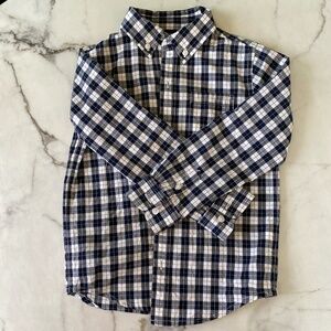 Janie and Jack Plaid Button-up size 4